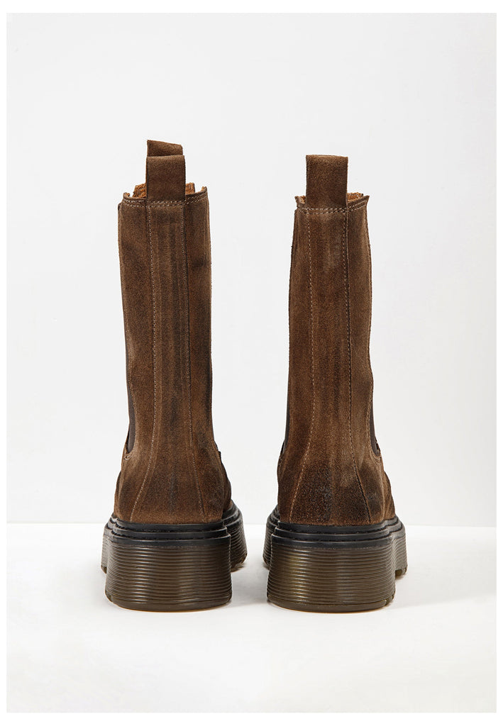 Inuovo Stiefel Leder Mittelbraun