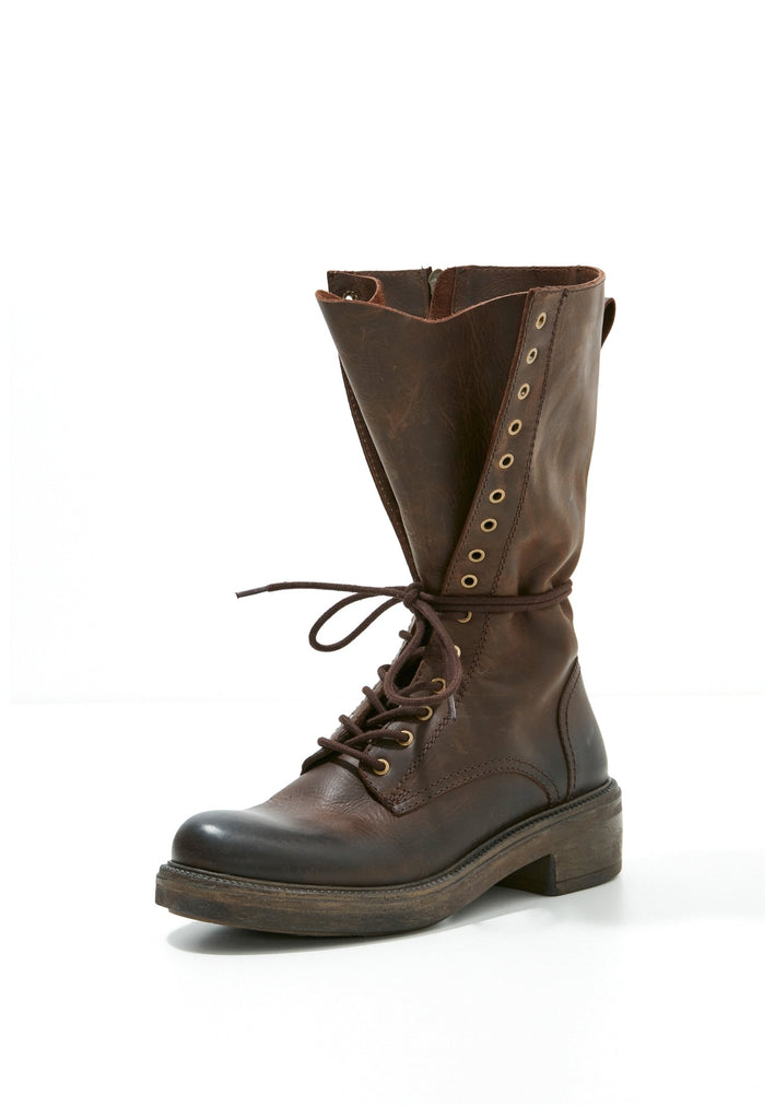 Inuovo Stiefel Leder Rostbraun