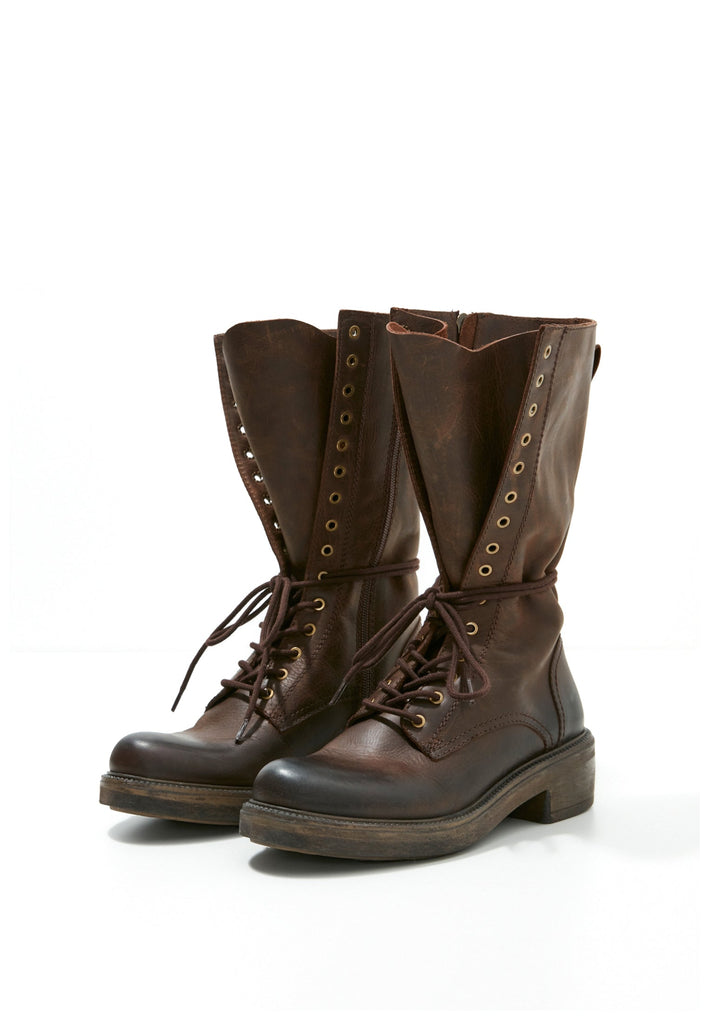 Inuovo Stiefel Leder Rostbraun