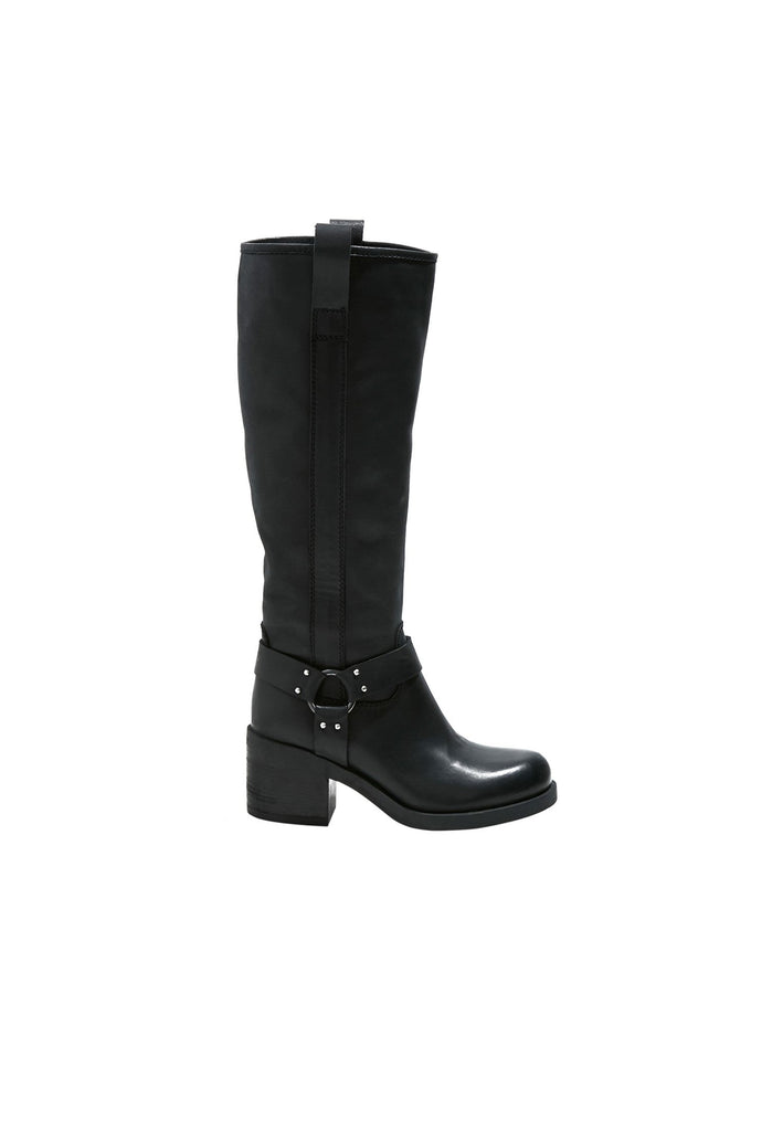 Inuovo Stiefel Leder Schwarz