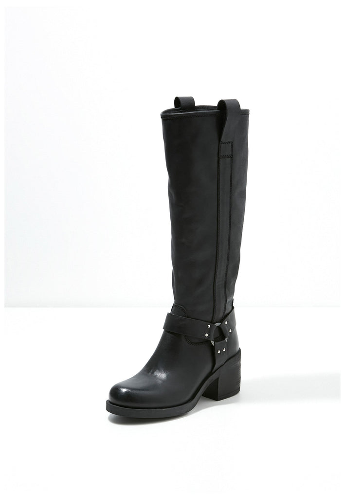 Inuovo Stiefel Leder Schwarz