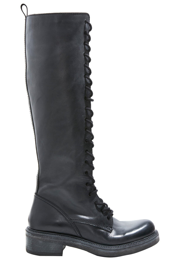 Inuovo Stiefel Leder Schwarz
