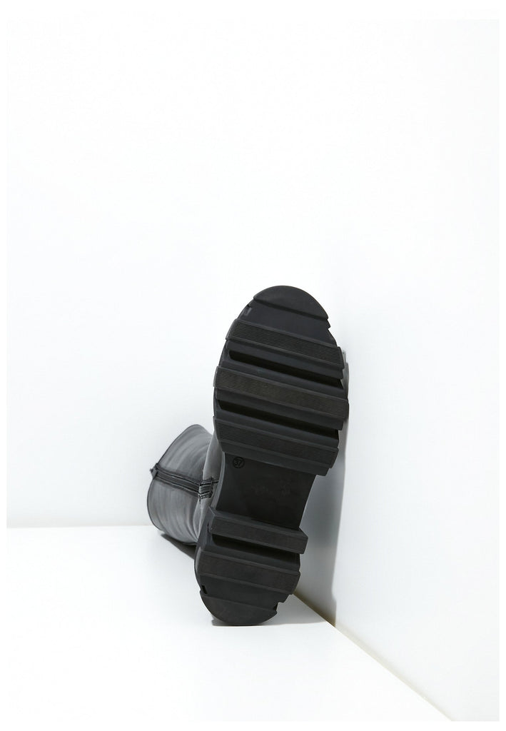 Inuovo Stiefel Leder Schwarz