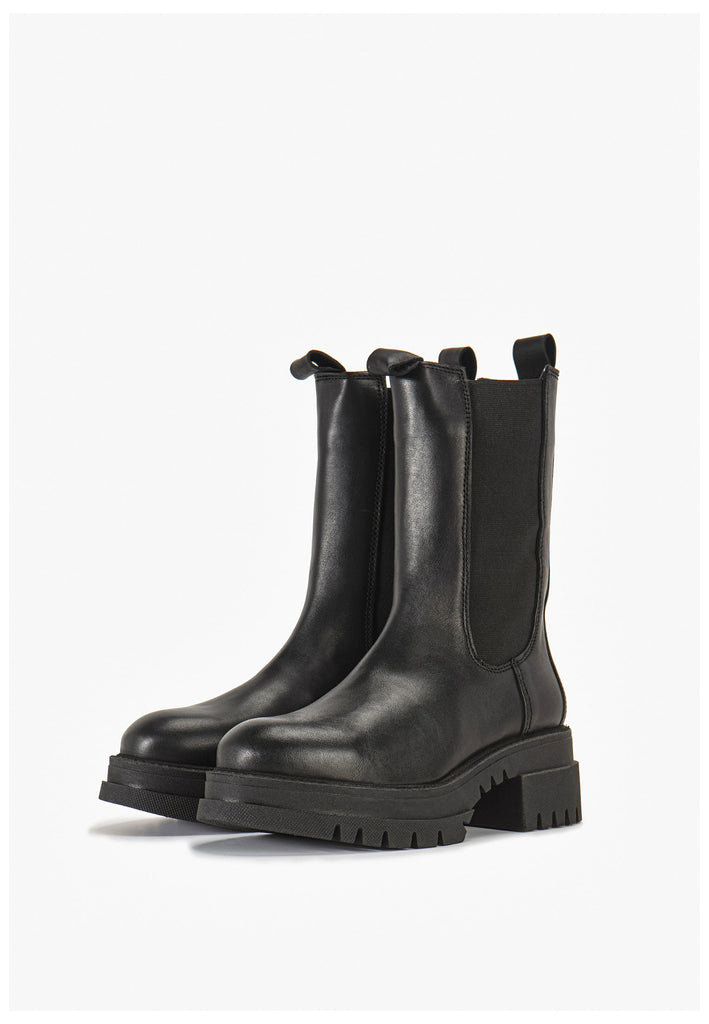 Inuovo Stiefel Leder Schwarz