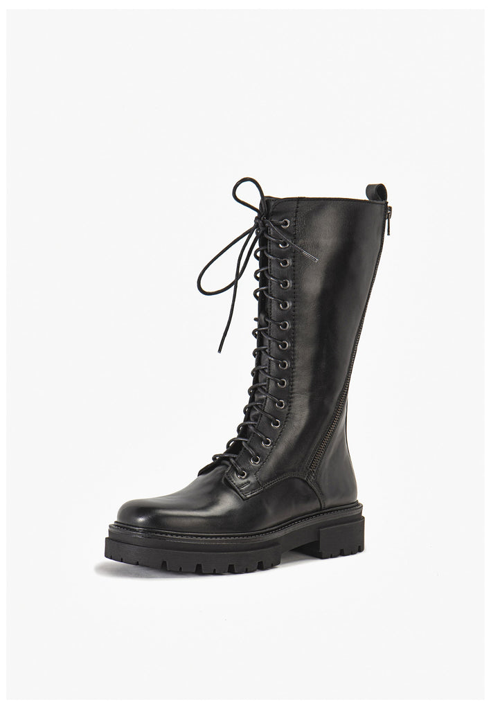 Inuovo Stiefel Leder Schwarz