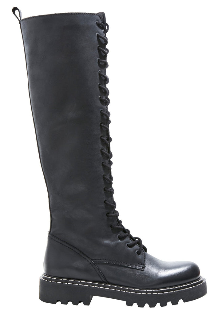 Inuovo Stiefel Leder Schwarz