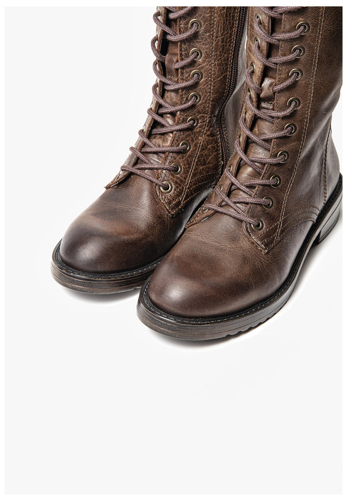 Inuovo Stiefel Leder Schwarz