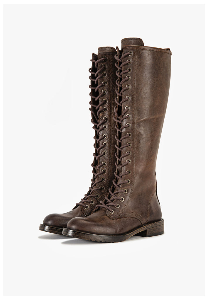 Inuovo Stiefel Leder Schwarz