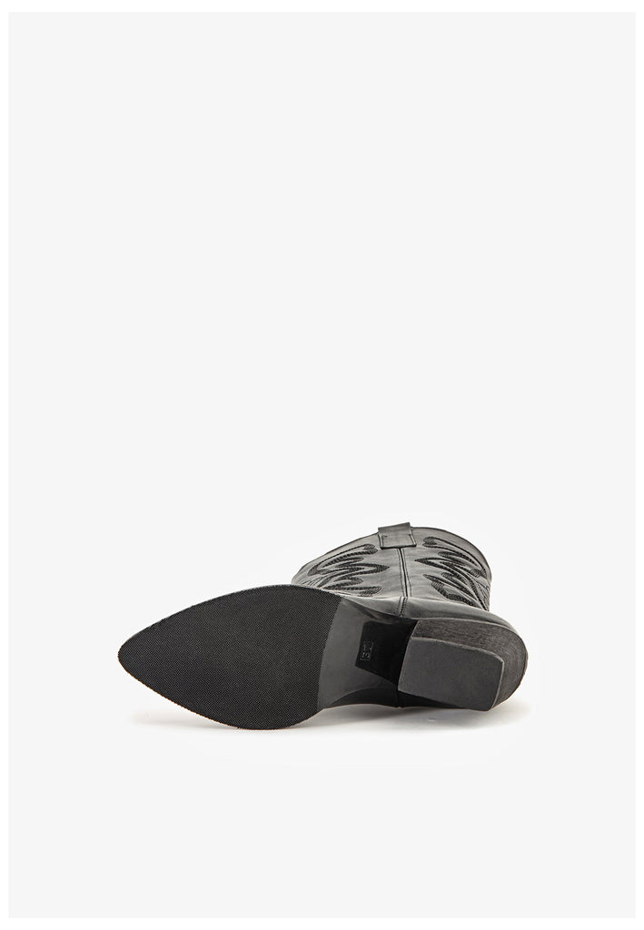 Inuovo Stiefel Leder Schwarz