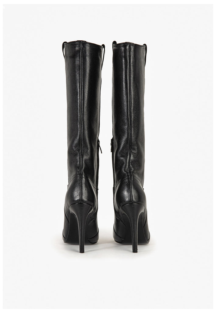 Inuovo Stiefel Leder Schwarz