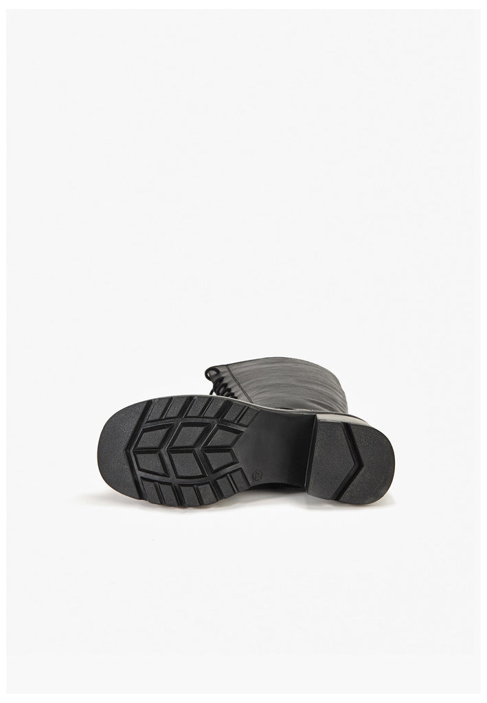 Inuovo Stiefel Leder Schwarz