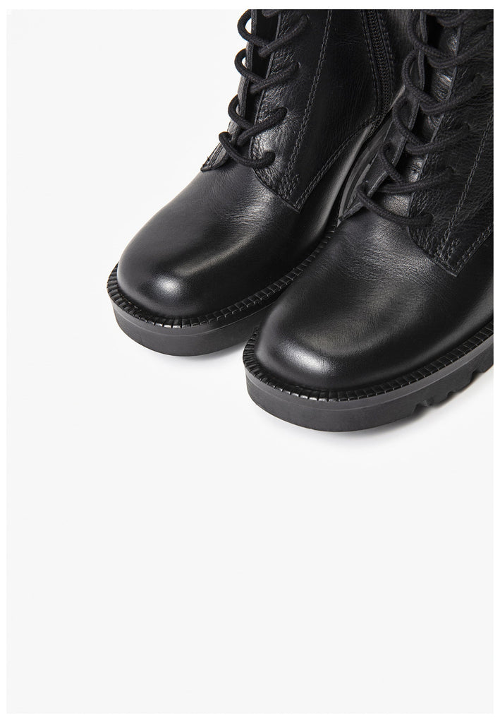 Inuovo Stiefel Leder Schwarz