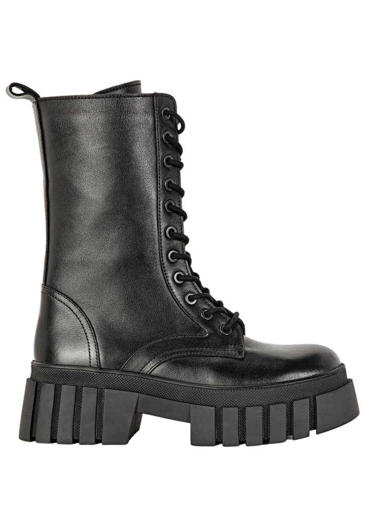Inuovo Stiefel Leder Schwarz