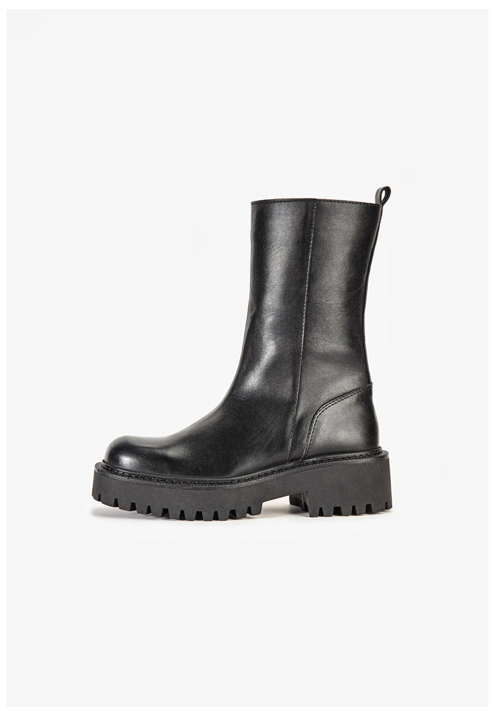 Inuovo Stiefel Leder Schwarz