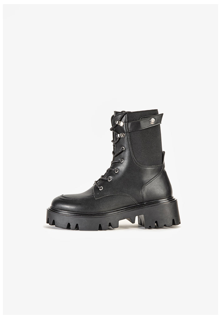 Inuovo Stiefel Leder Schwarz