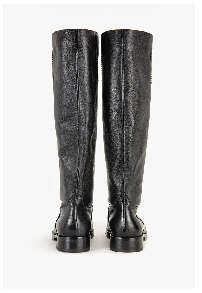 Inuovo Stiefel Leder Schwarz