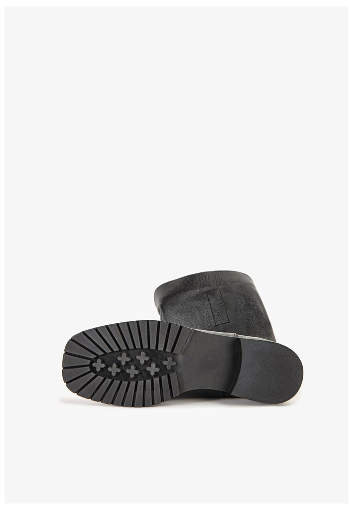 Inuovo Stiefel Leder Schwarz