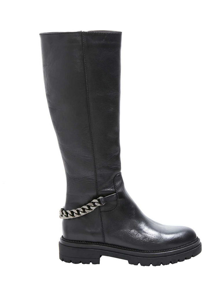 Inuovo Stiefel Leder Schwarz