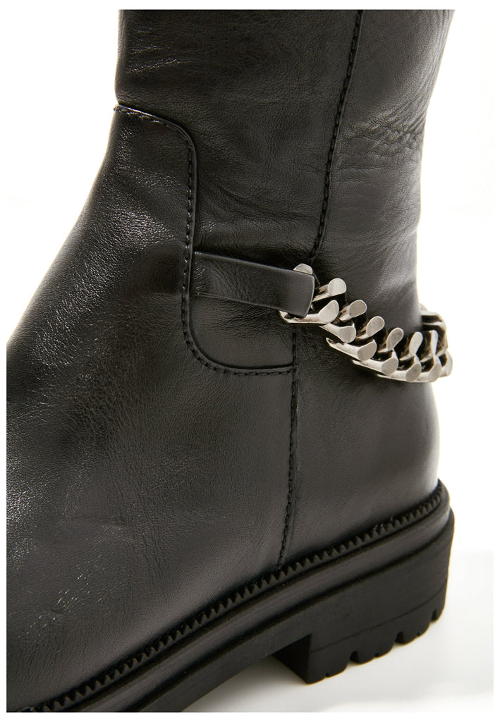 Inuovo Stiefel Leder Schwarz