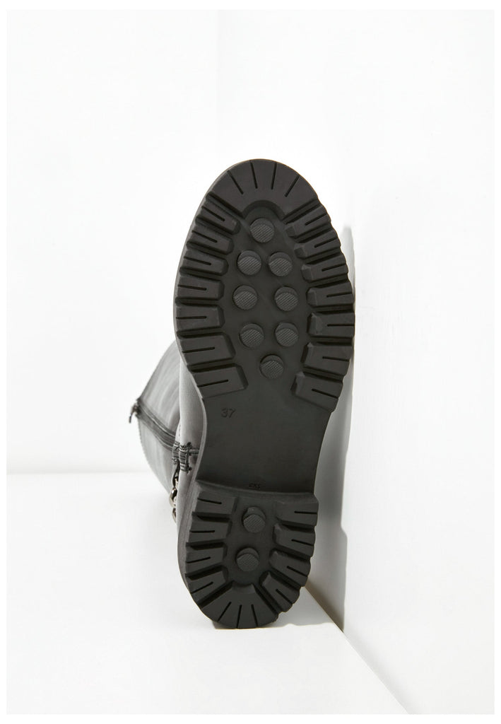 Inuovo Stiefel Leder Schwarz