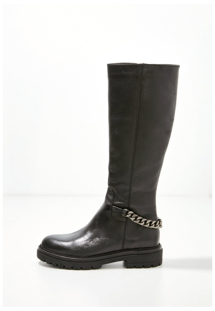 Inuovo Stiefel Leder Schwarz