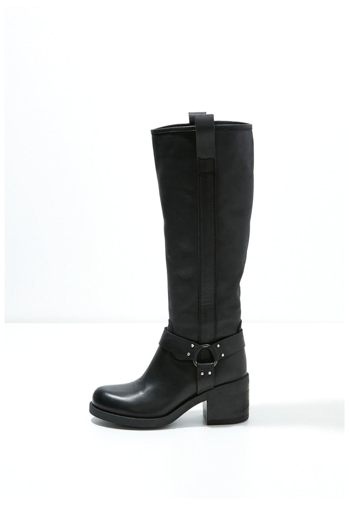 Inuovo Stiefel Leder Schwarz