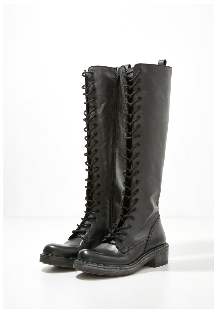 Inuovo Stiefel Leder Schwarz