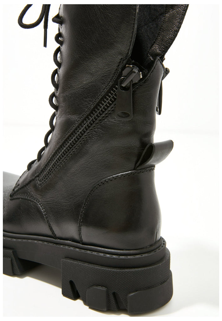 Inuovo Stiefel Leder Schwarz