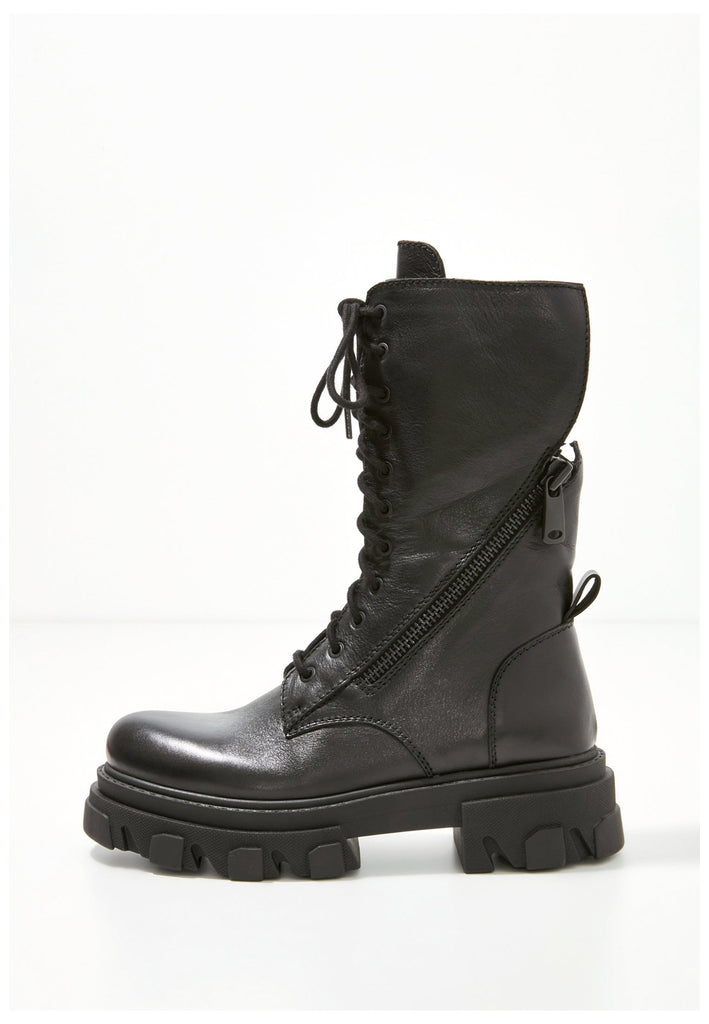 Inuovo Stiefel Leder Schwarz