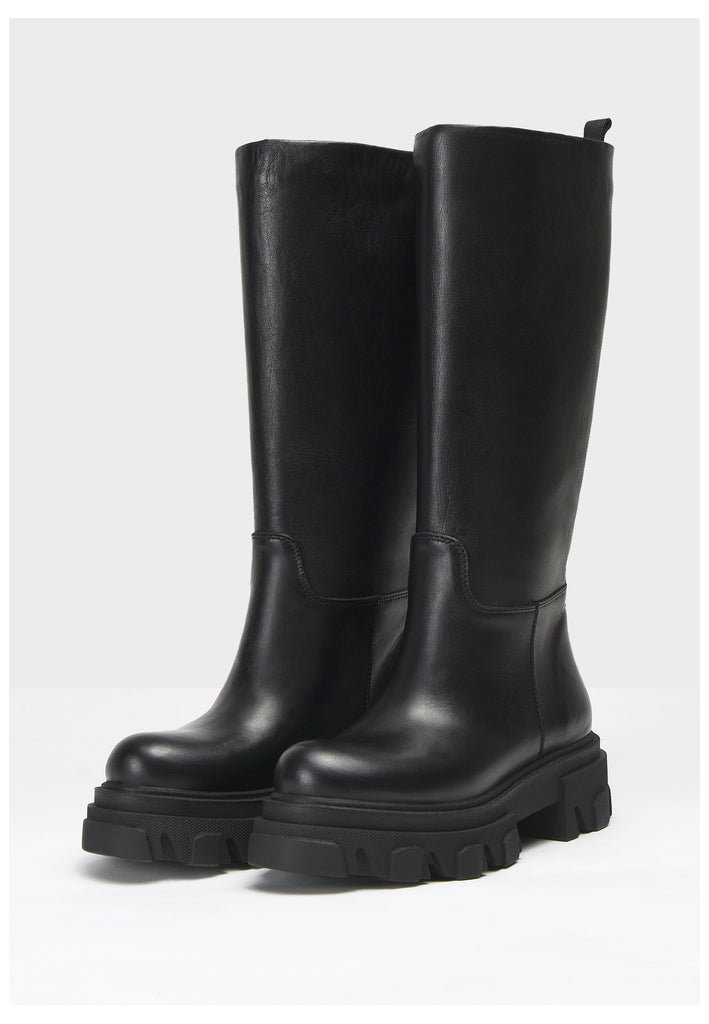 Inuovo Stiefel Leder Schwarz
