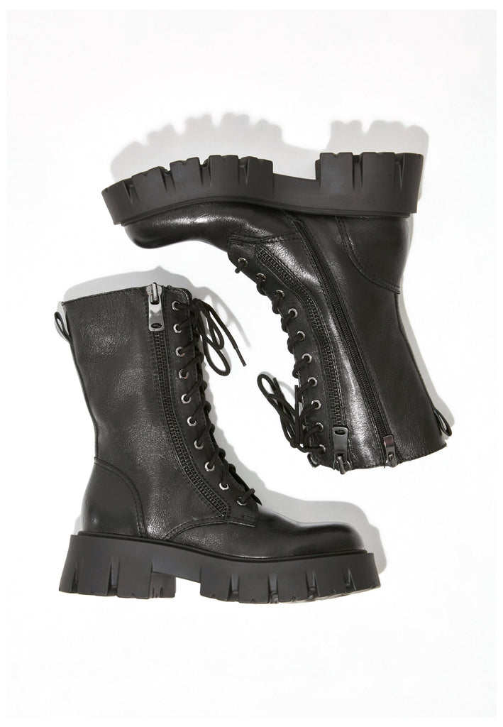 Inuovo Stiefel Leder Schwarz