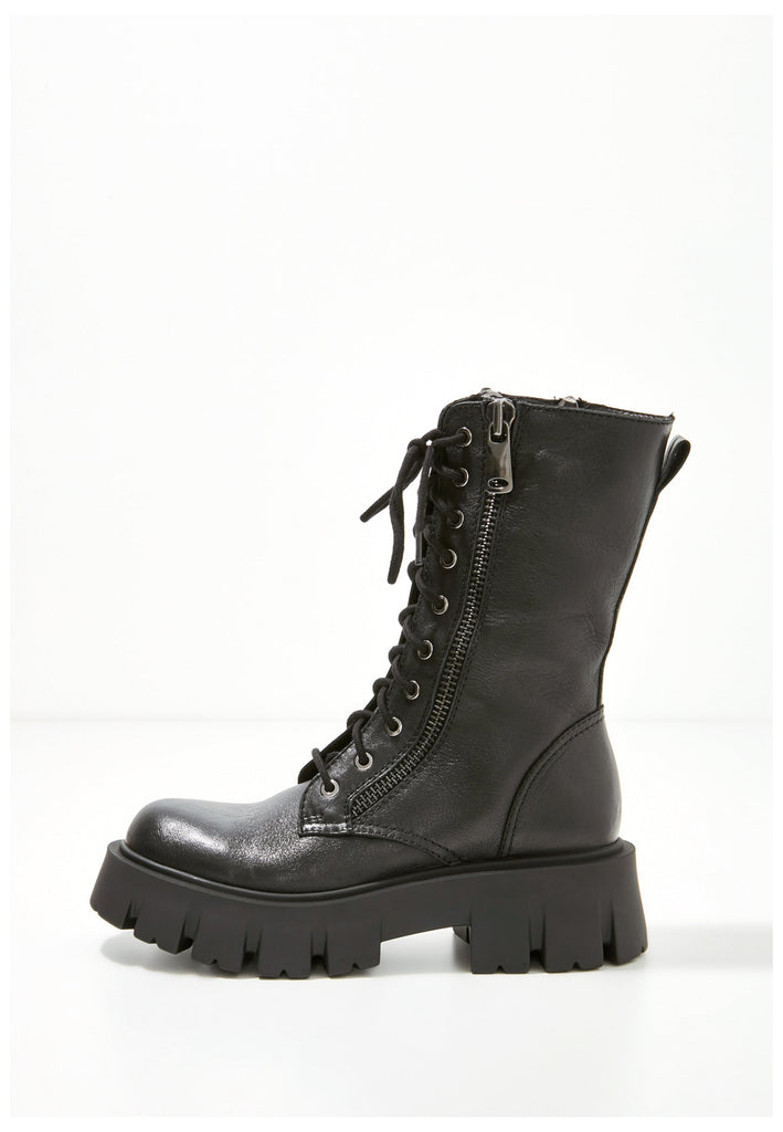 Inuovo Stiefel Leder Schwarz