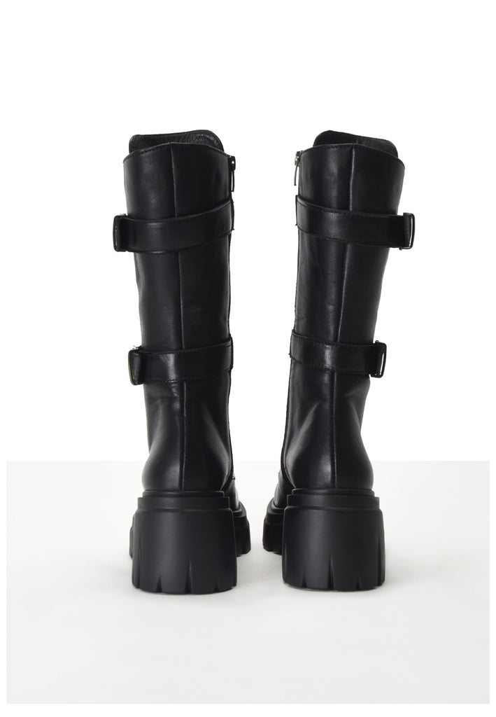 Inuovo Stiefel Leder Schwarz