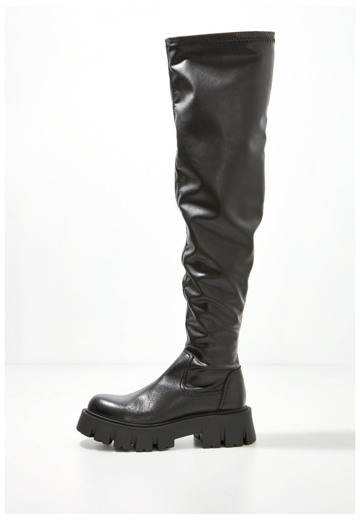Inuovo Stiefel Leder Schwarz