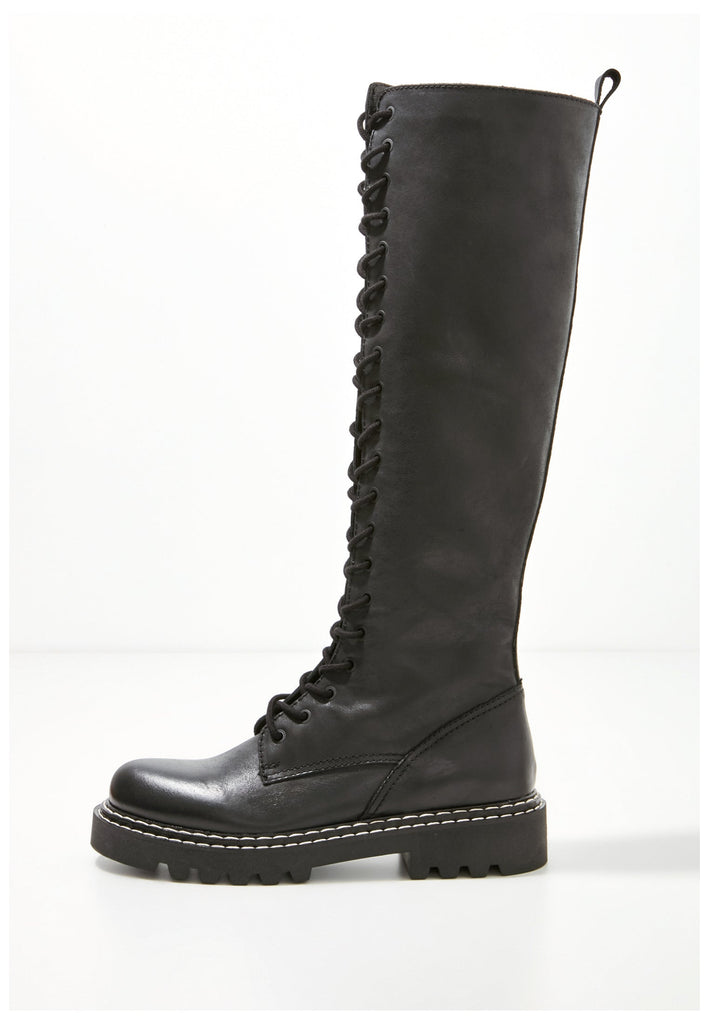 Inuovo Stiefel Leder Schwarz