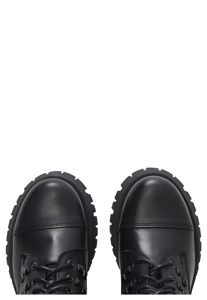 Inuovo Stiefel Leder Schwarz