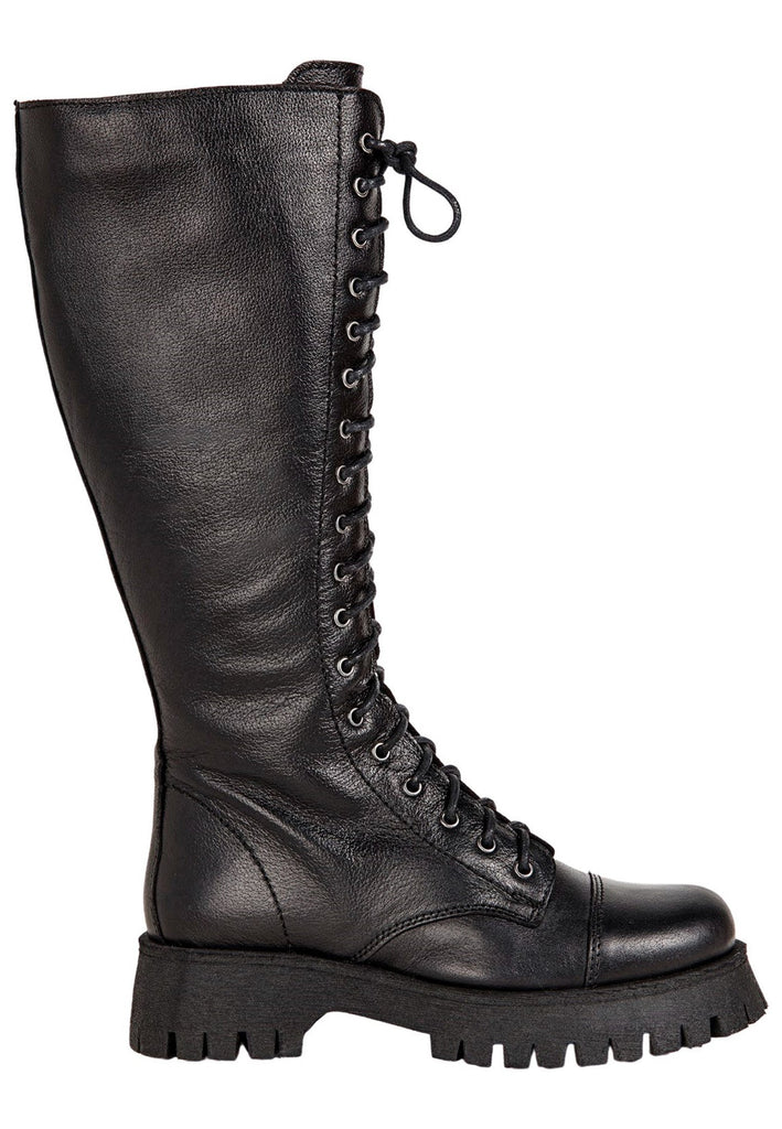 Inuovo Stiefel Leder Schwarz