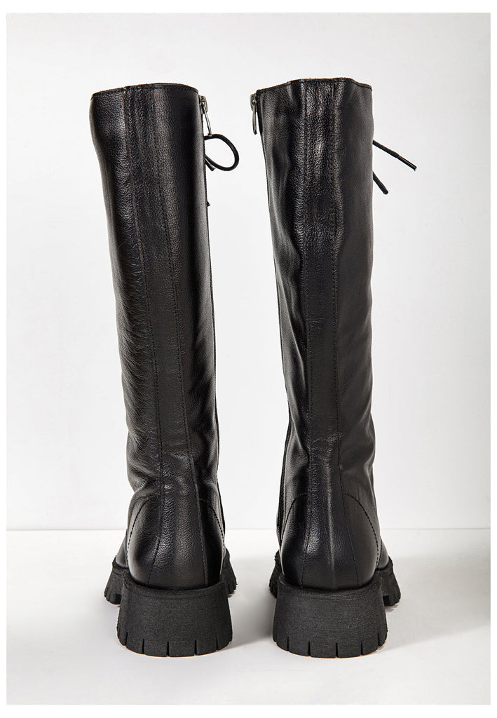 Inuovo Stiefel Leder Schwarz