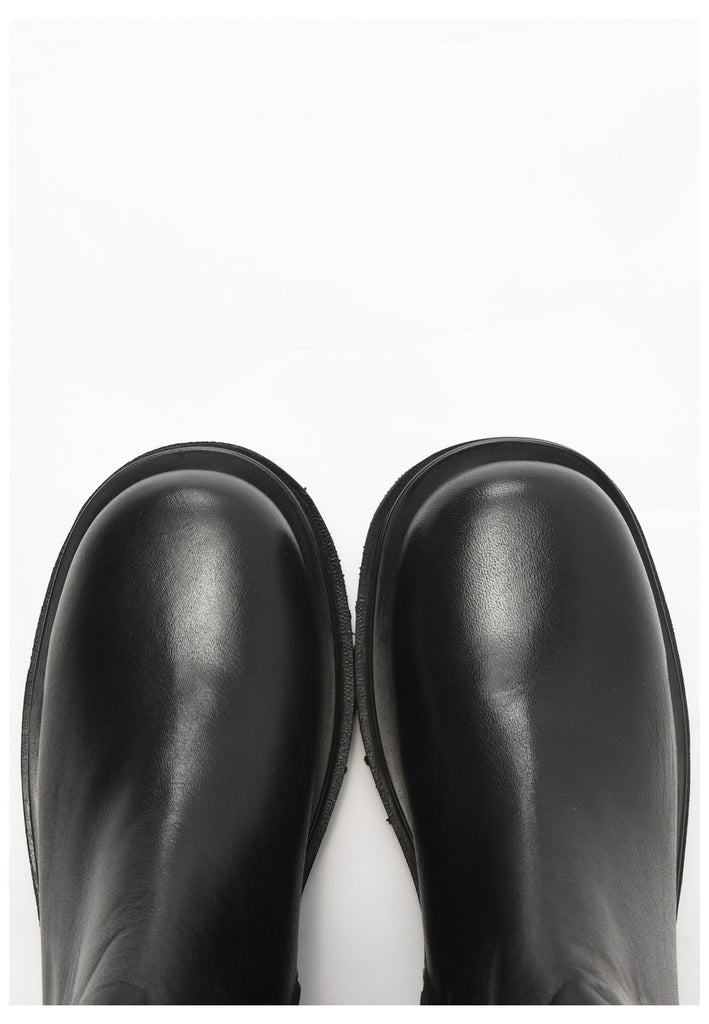 Inuovo Stiefel Leder Schwarz