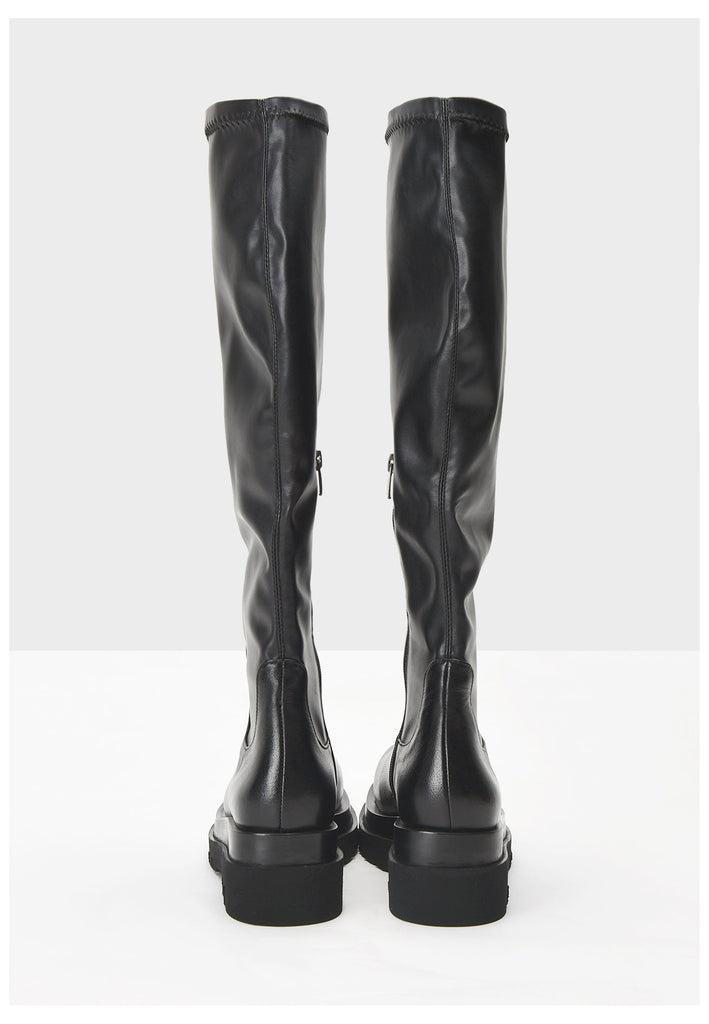 Inuovo Stiefel Leder Schwarz