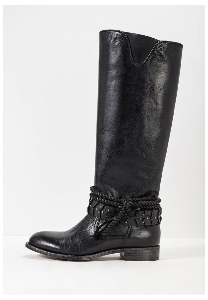 Inuovo Stiefel Leder Schwarz