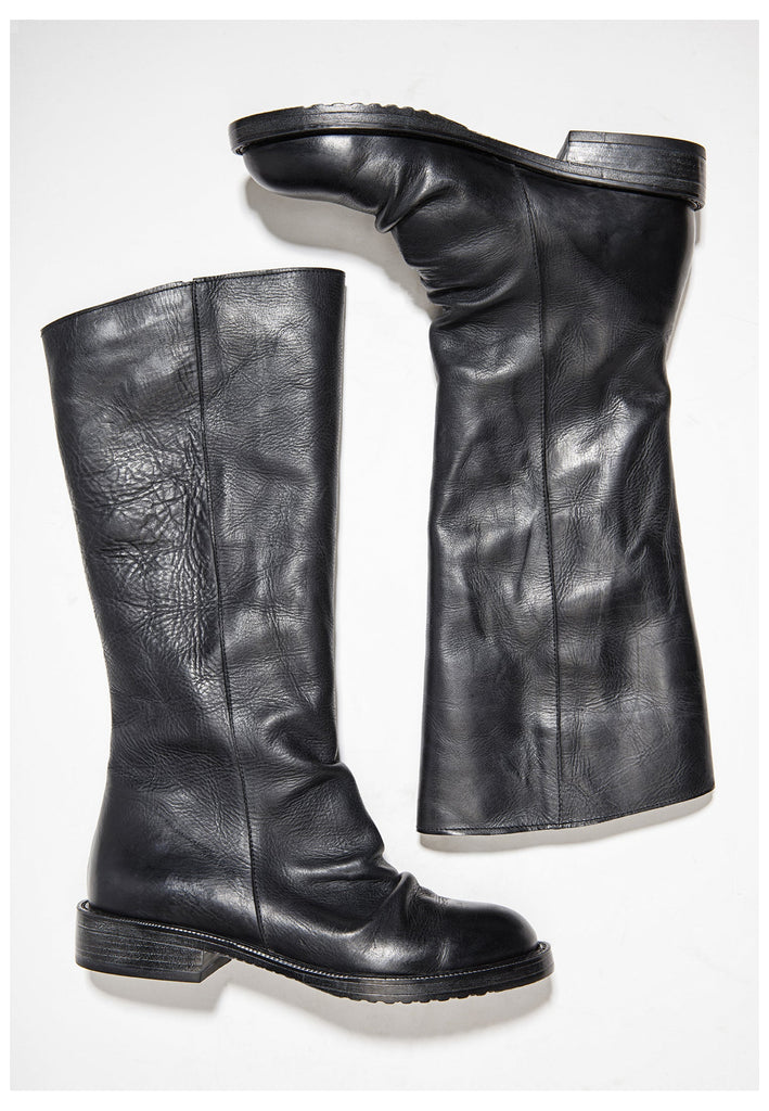 Inuovo Stiefel Leder Schwarz