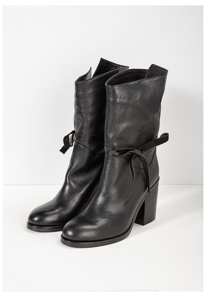 Inuovo Stiefel Leder Schwarz