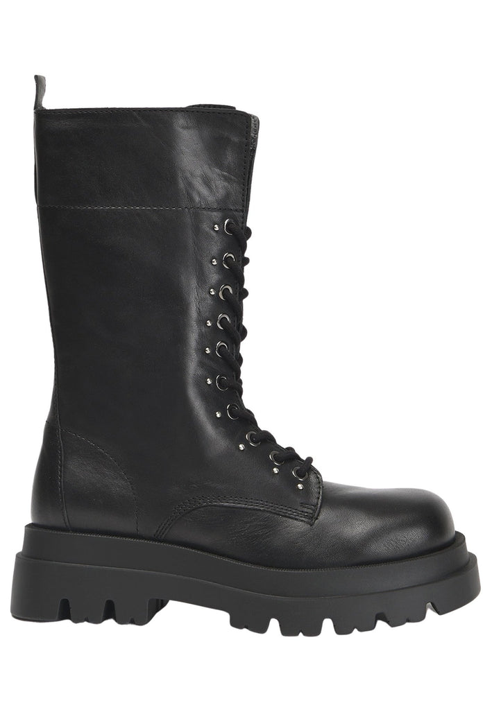 Inuovo Stiefel Leder Schwarz