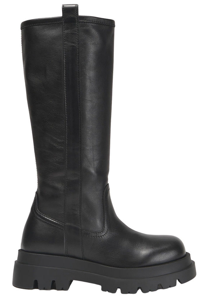 Inuovo Stiefel Leder Schwarz