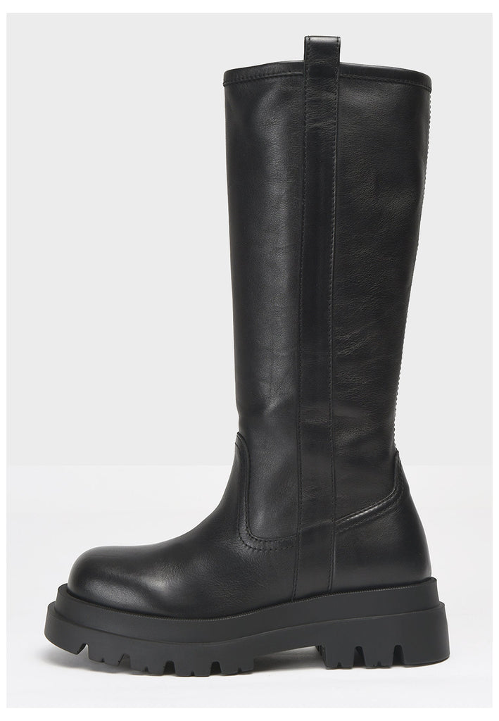 Inuovo Stiefel Leder Schwarz