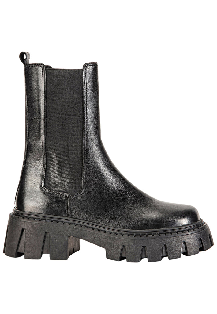 Inuovo Stiefel Leder Schwarz/Schwarz
