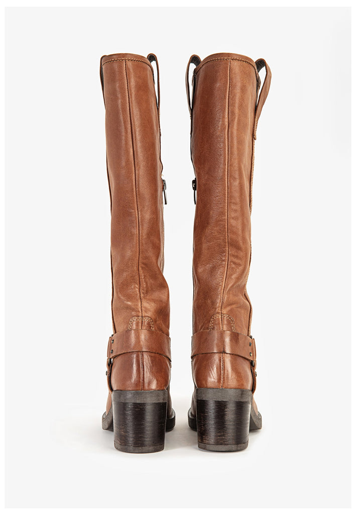 Inuovo Stiefel Leder Tabacco