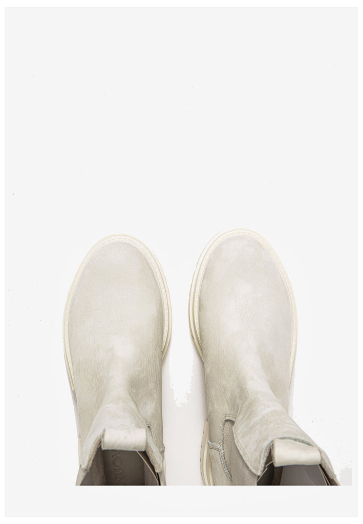 Inuovo Stiefel Leder/Textil Hellbeige