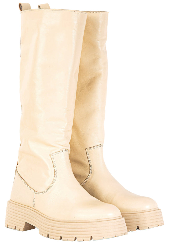 Inuovo Stiefel Leder Weiß